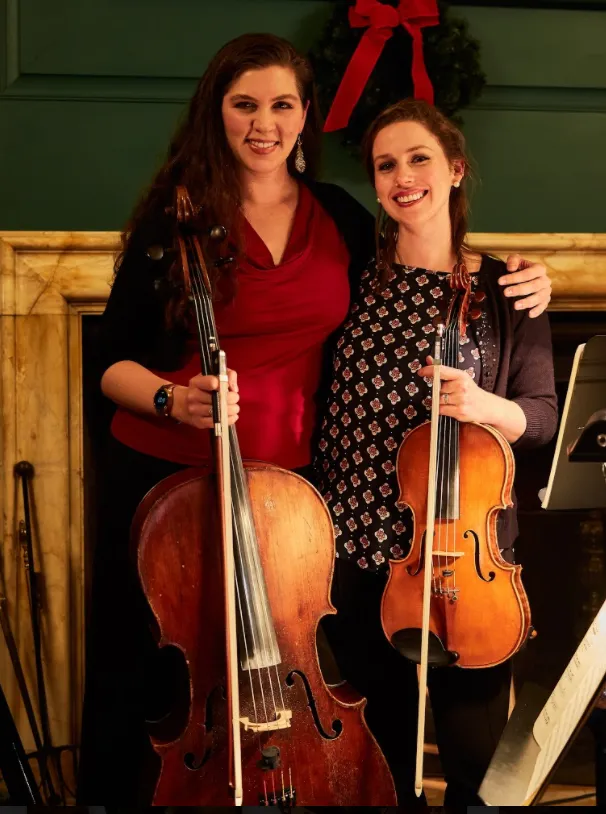 Cecilia with a fellow musician