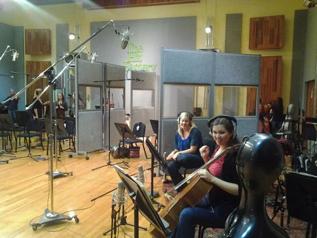 Recording session at The Hit Factory