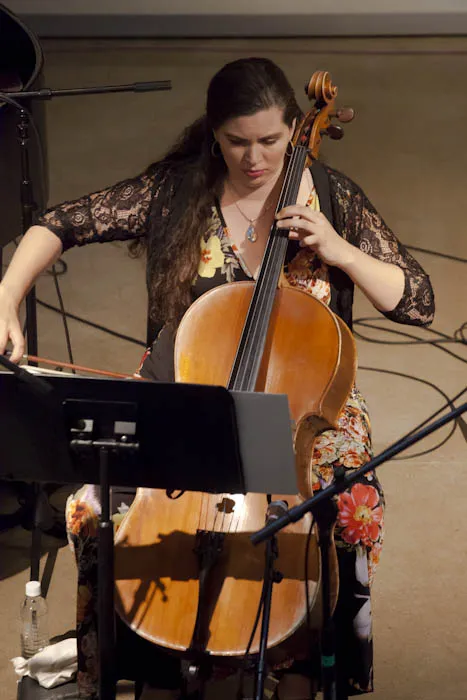 Cecilia performing with NouLou Chamber Players at New Lens